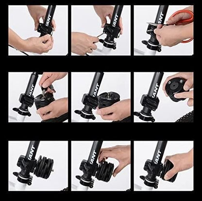 ROCKBROS WL798BK Мини сгъваема брава против кражба Черна