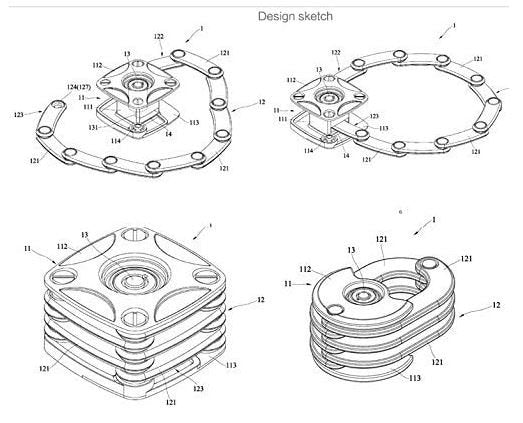 ROCKBROS WL798BK Мини сгъваема брава против кражба Черна