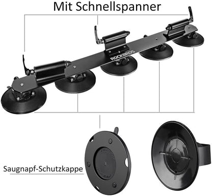 Багажник за велосипед ROCKBROS XP100 Багажник за покрив за бърз монтаж за 1-3 велосипеда