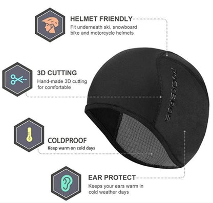 Зимна шапка за носене под каска ROCKBROS YPP002