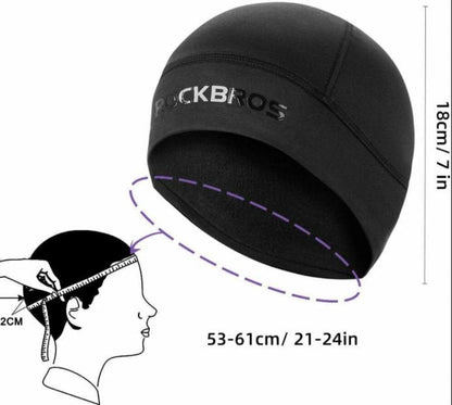 Зимна велосипедна шапка за носене под каска ROCKBROS YPP016