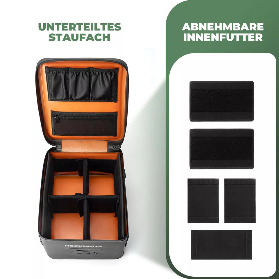 ROCKBROS мотоциклетна чанта 13L напълно водоустойчива 600D опашка чанта чанта за багаж