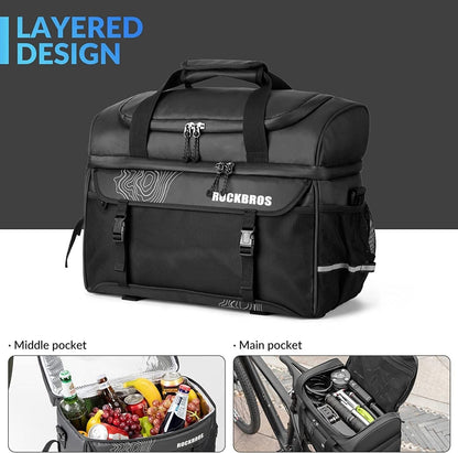ROCKBROS велосипедна чанта изолираща чанта за пикник чанта за багажник 11L