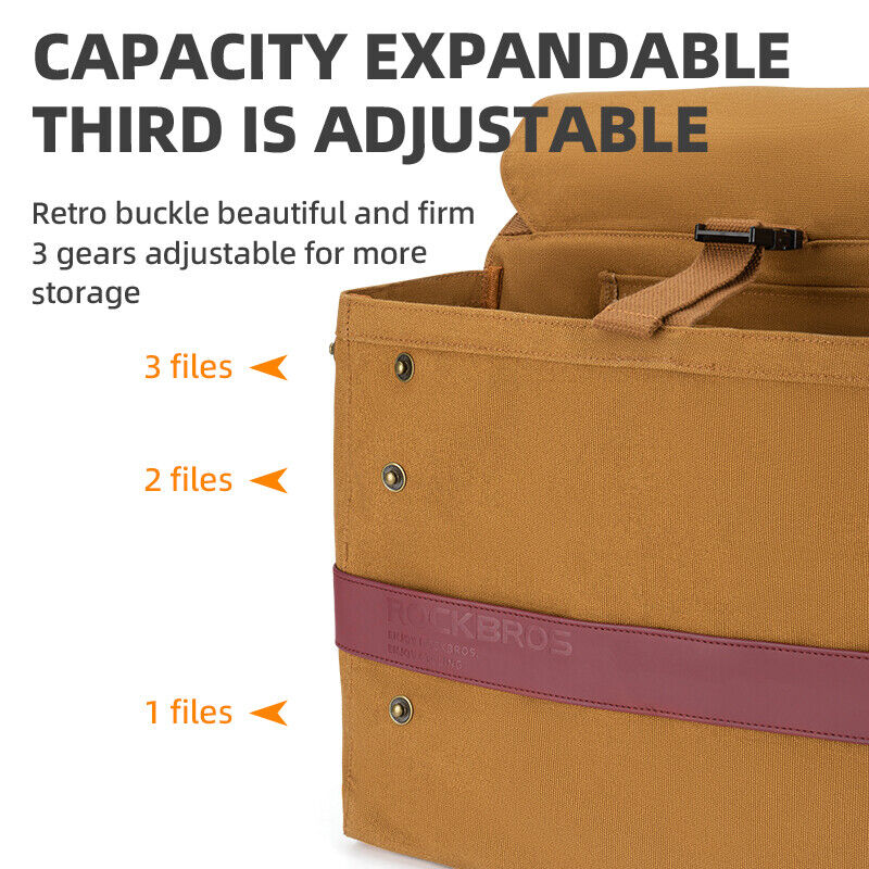 Чанти за багажник за багаж ROCKBROS велосипедна чанта двоен къмпинг MTB