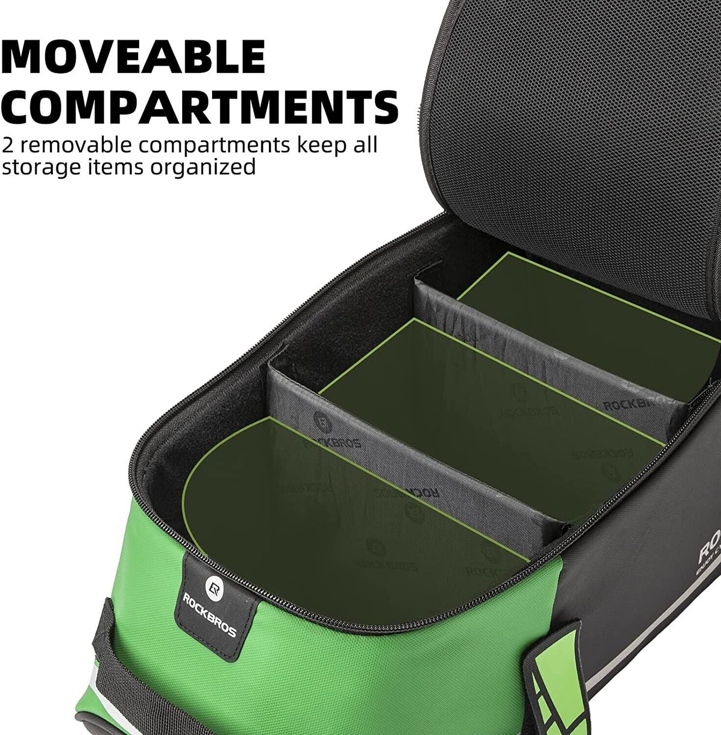 ROCKBROS Велосипедна чанта за багажник Чанта за седло Многофункционална чанта за пикник 9L