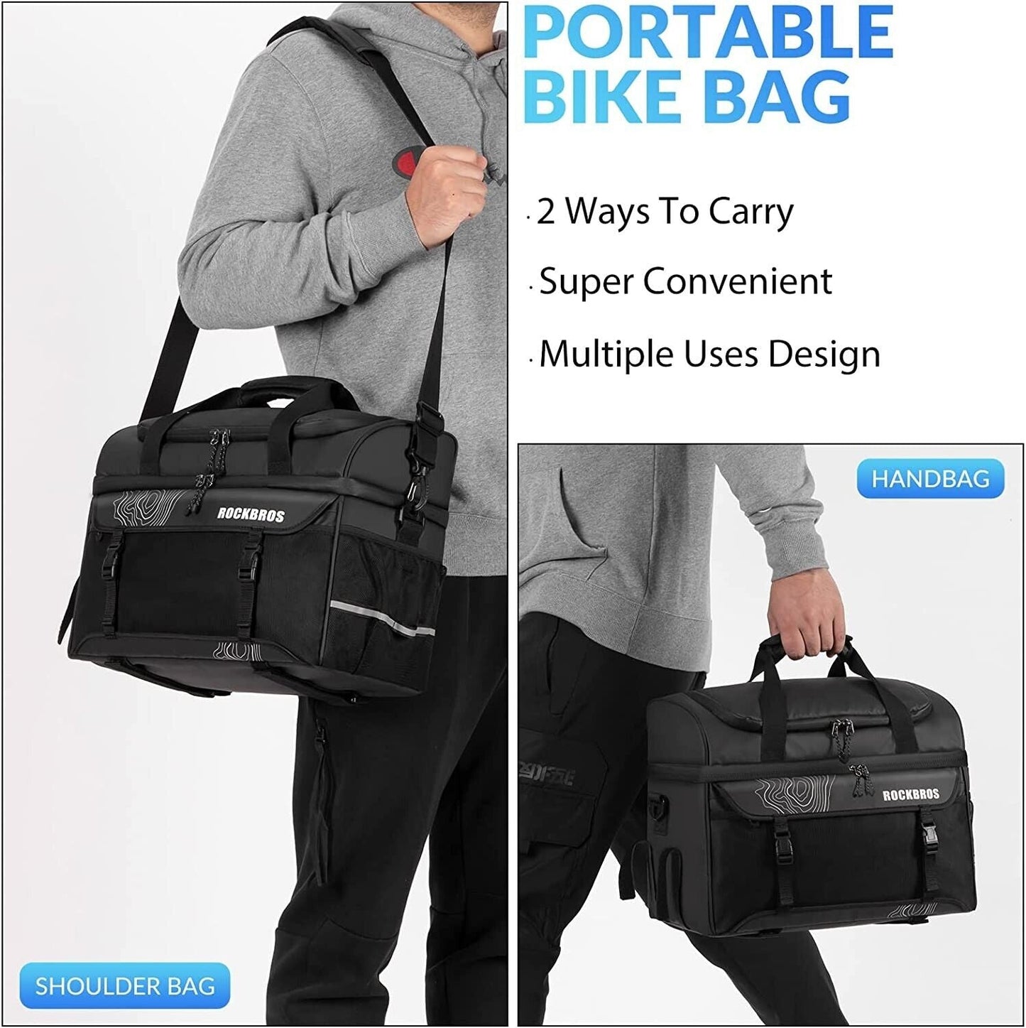 ROCKBROS велосипедна чанта изолираща чанта за пикник чанта за багажник 11L