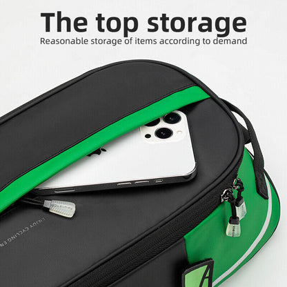 ROCKBROS Водоустойчива чанта за багажник за велосипеди 4L Голяма чанта за задна седалка Опаковъчна чанта