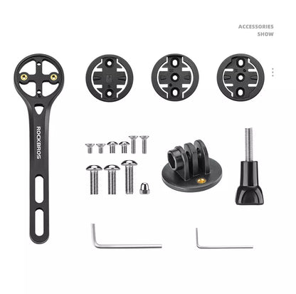 ROCKBROS Компютър за велосипеди GPS Монтаж Адаптер за велосипедна светлина GoPro Carbon Fiber