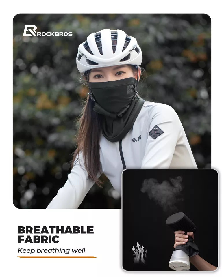 ROCKBROS Половин Балаклава Зимна топла тръба Шал Топло за врат На открито Унисекс