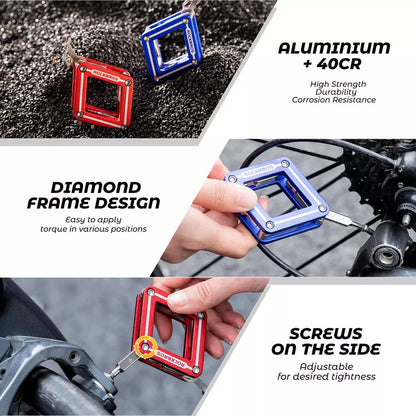 ROCKBROS многофункционален инструмент за велосипед 8 в 1 ремонт сгъваем инструмент ремонт