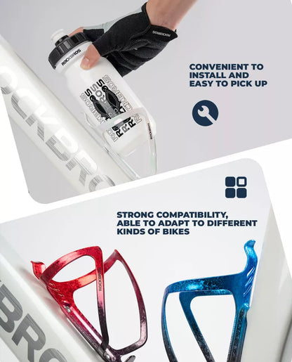 Стойка за бутилка за велосипед ROCKBROS от алуминиева стойка за бутилка за пиене MTB BIKE