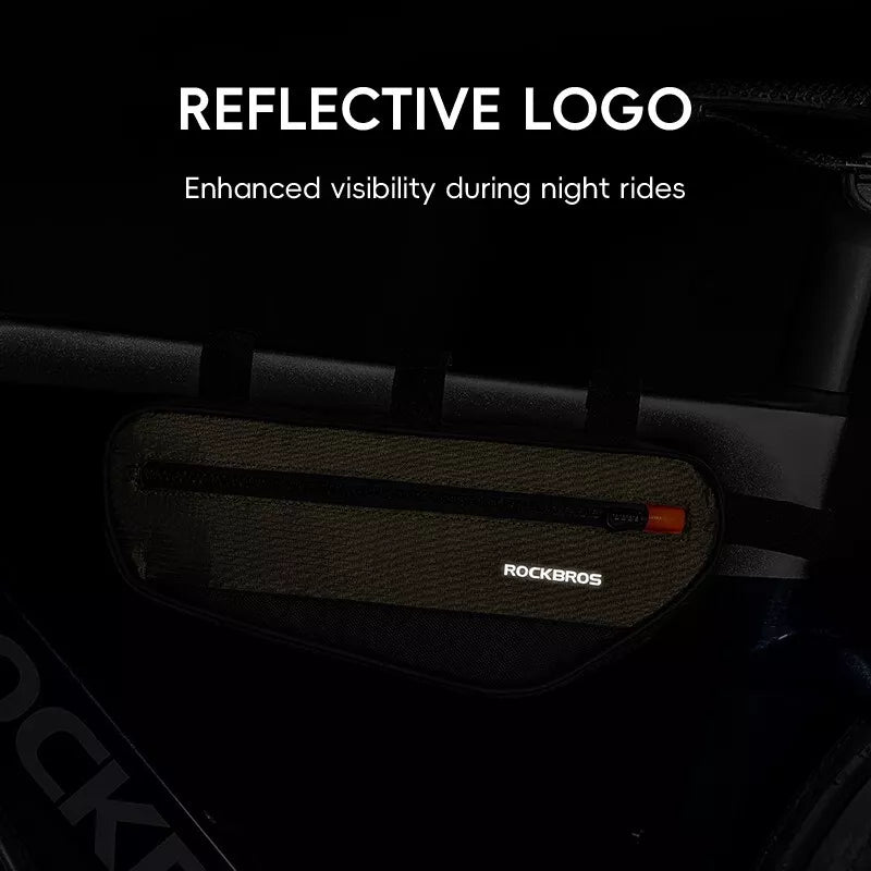 ROCKBROS чанта за велосипедна рамка чанта за велосипед триъгълна чанта чанта за инструменти 1.7L