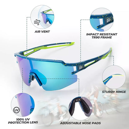 ROCKBROS Поляризирани/фотохромни слънчеви очила Колоездене Очила Велосипед UV400 UNISEX