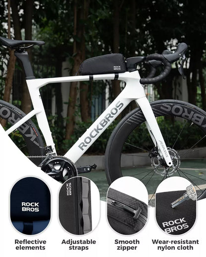 ROCKBROS Велосипедна чанта Водоустойчива чанта с рамка Подвижна триъгълна чанта 0.9L