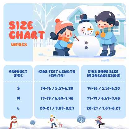 Qunature ски чорапи детски/момчета зимни чорапи ски чорапи до коляното с вълна 1 чифт