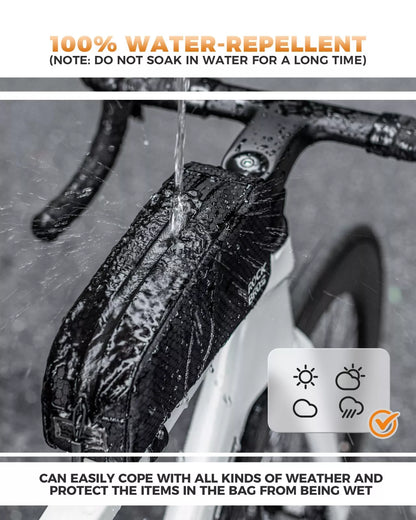 ROCKBROS Велосипедна чанта Водоустойчива чанта с рамка Подвижна триъгълна чанта 0.9L