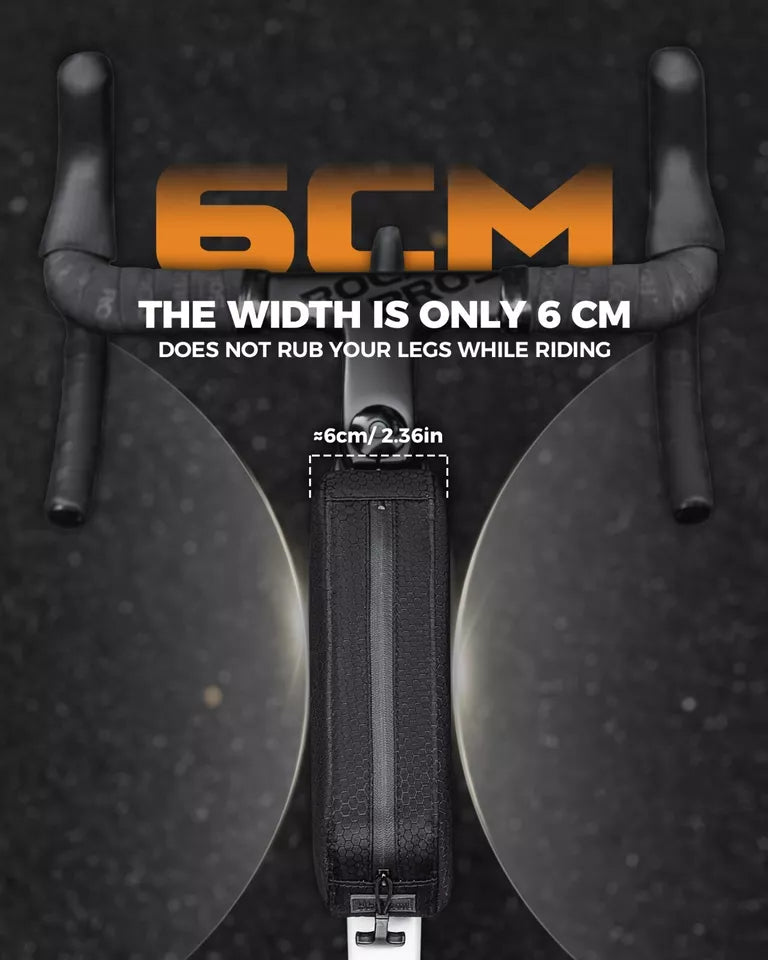 ROCKBROS Велосипедна чанта Водоустойчива чанта с рамка Подвижна триъгълна чанта 0.9L