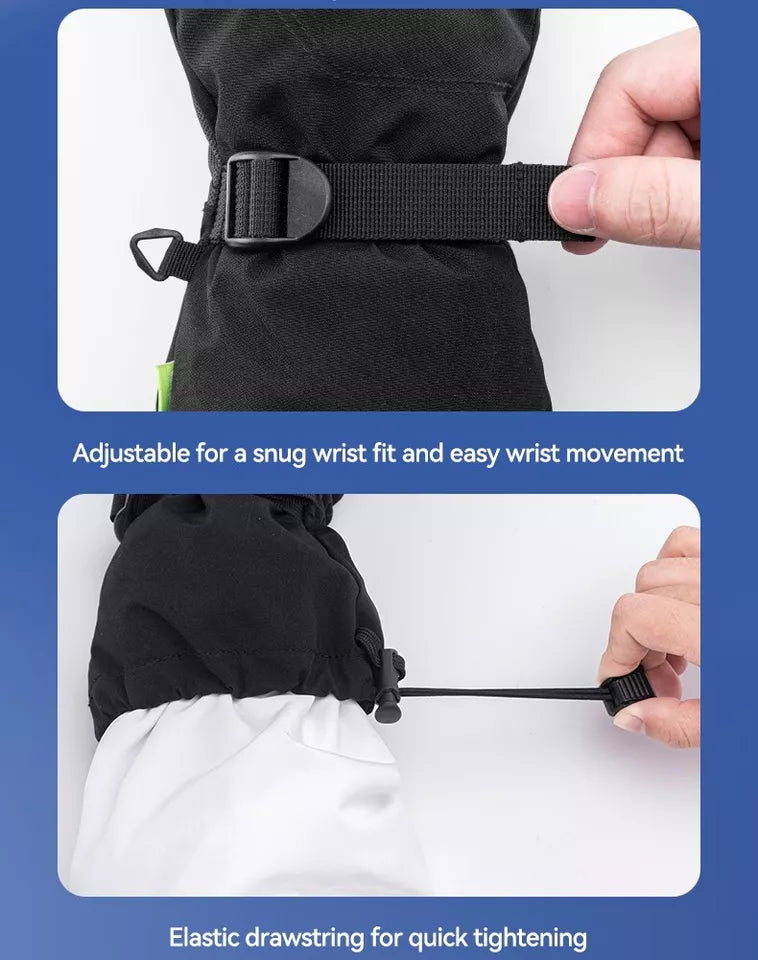 Qunature зимни ски ръкавици сензорни водоустойчиви ръкавици сняг