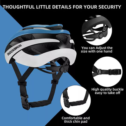 ROCKBROS велосипедна каска за жени и мъже велосипедна каска 4 цвята защитна каска M/L 55-61 cm